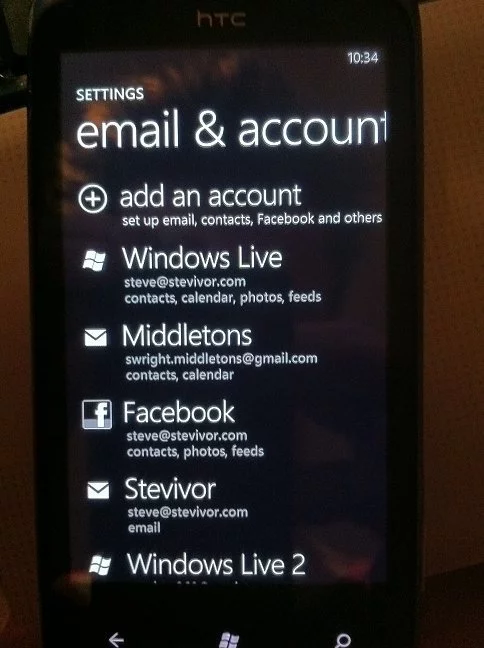 Setting up accounts...the MS way.