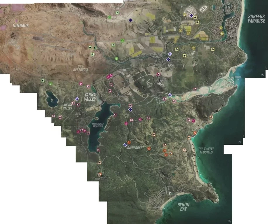 Forza Horizon 3's Australia: Map and city selection explained by