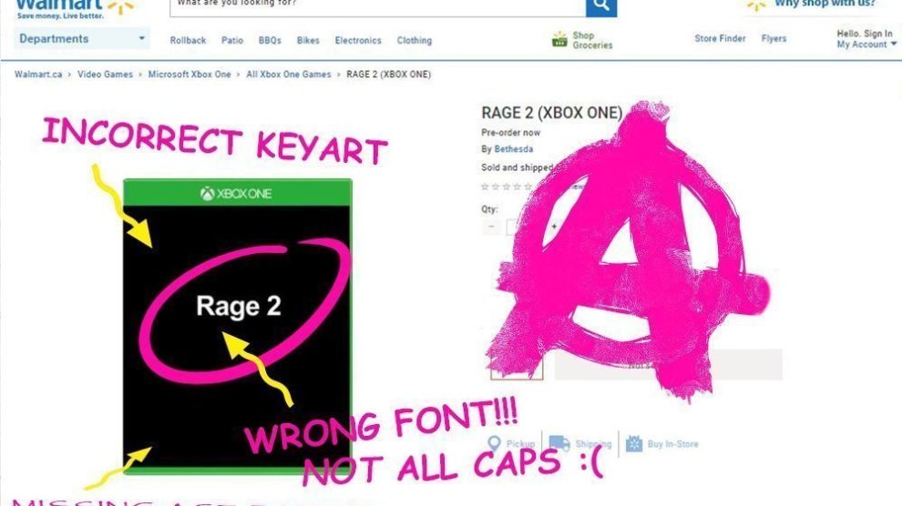 De controle krijgen Masaccio Woordvoerder What the Rage 2 reveal means for other games leaked by Walmart | Stevivor