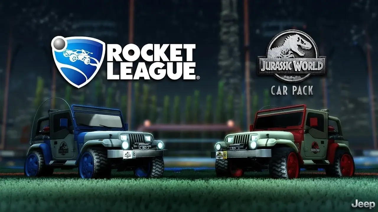 rocketleague jurassicworld