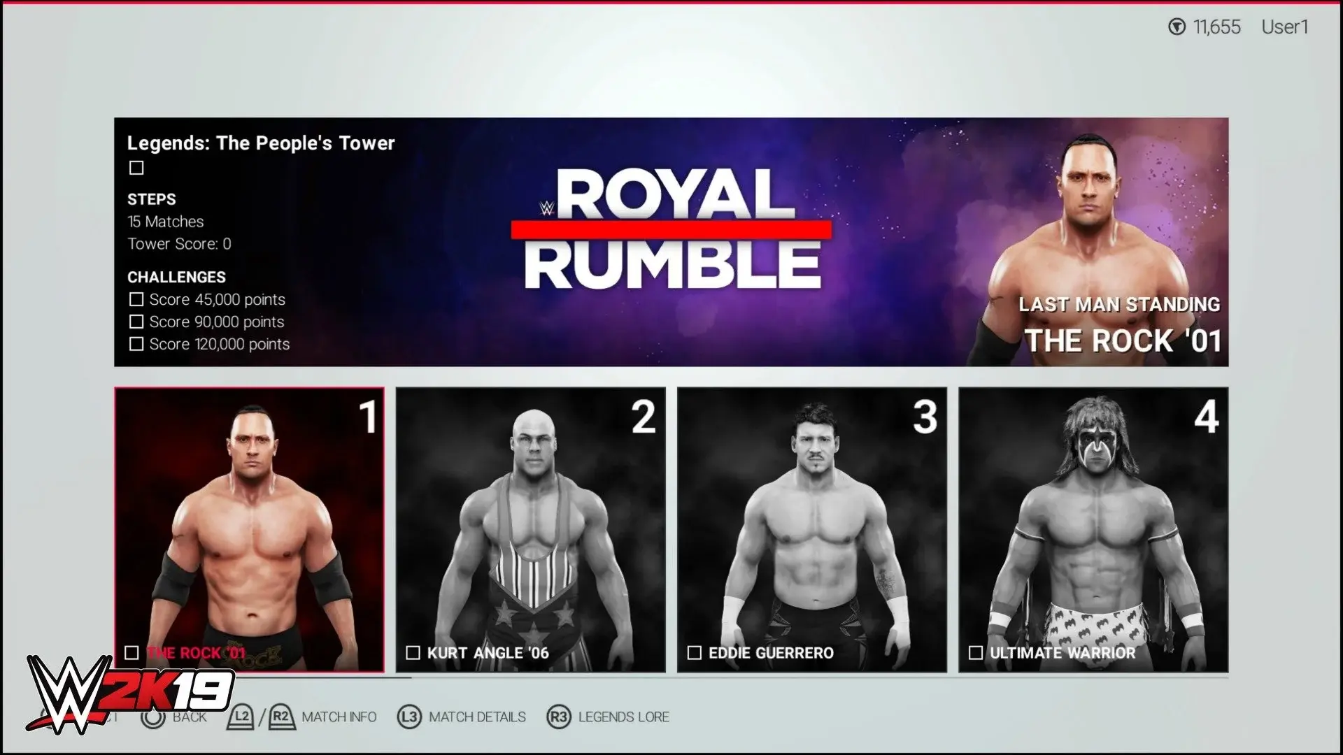 wwe 2k19 tower