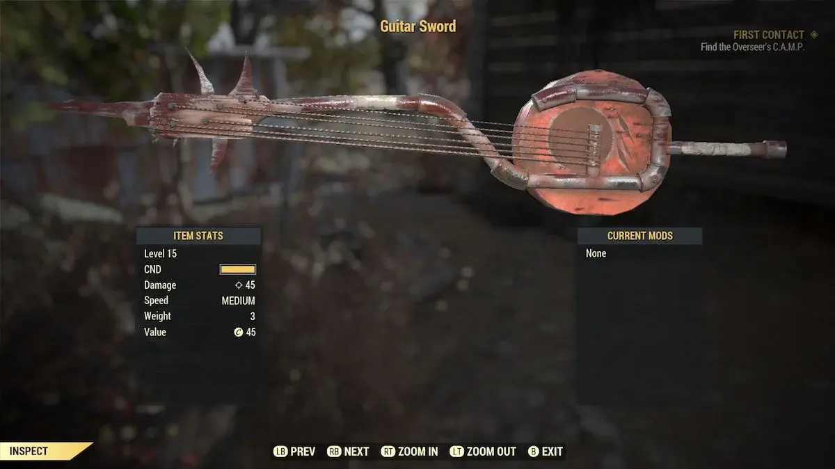 guitar sword fallout76