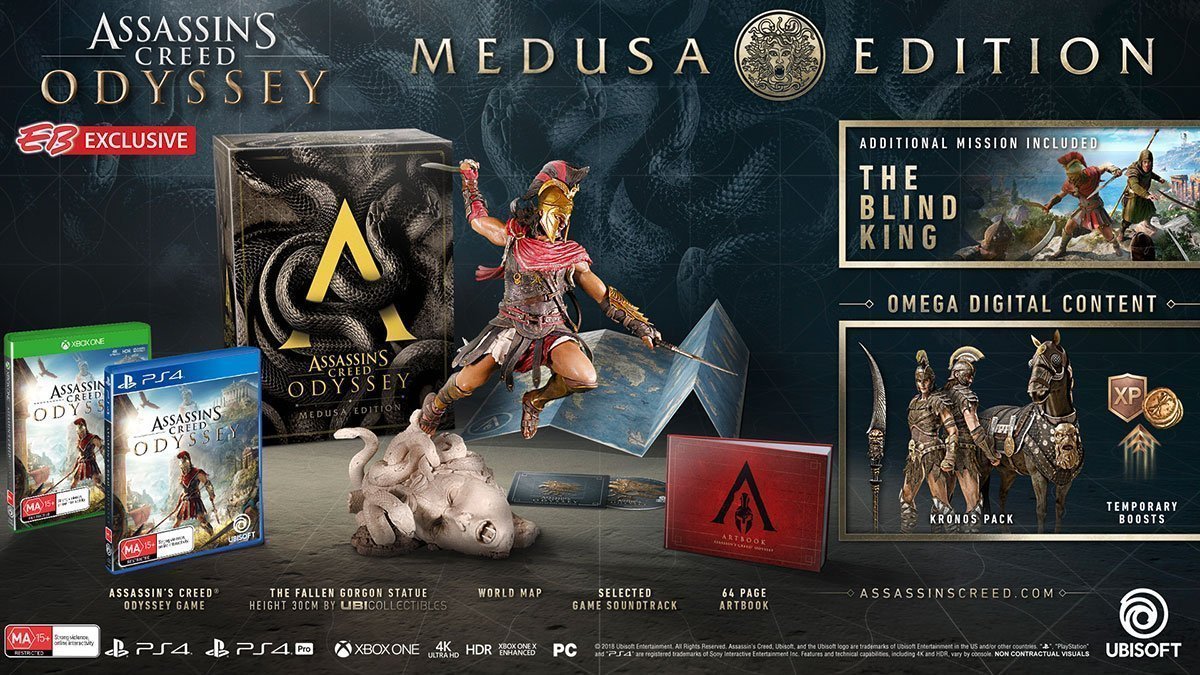 WIN 1 of 5 Assassin's Creed Odyssey Medusa Editions! | Stevivor