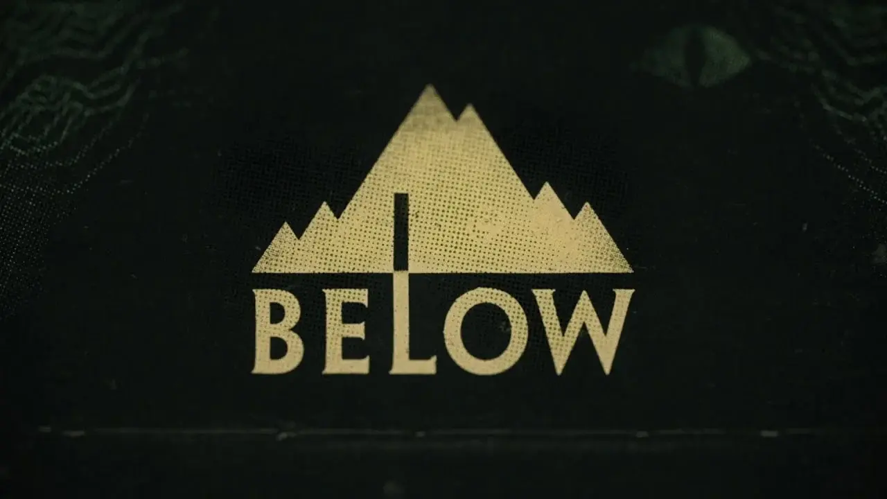 below logo