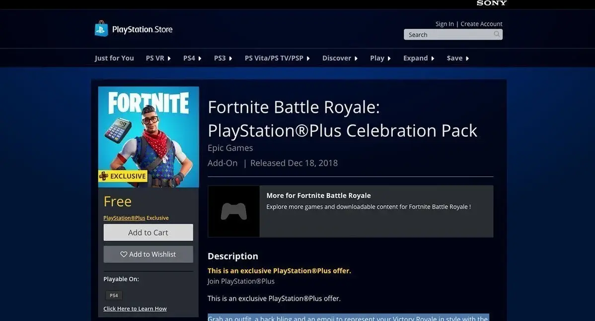 fortnite pack