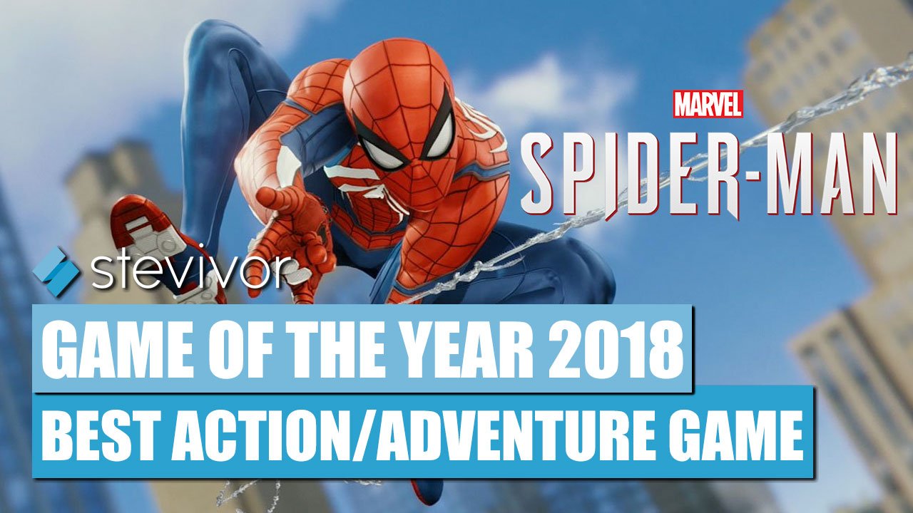 Stevivor's Action/Adventure GOTY 2018: Spider-Man | Stevivor