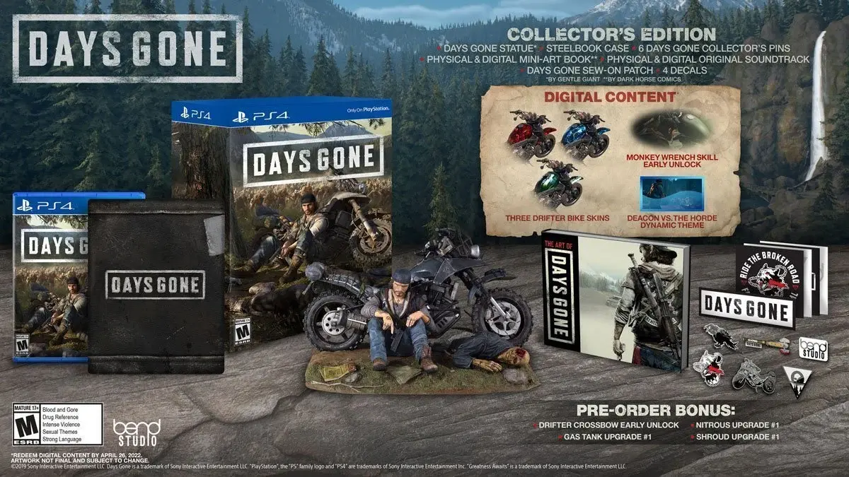days gone collectors edition