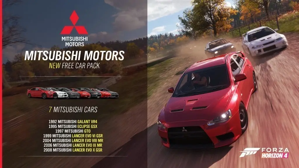 mitsubishi forza horizon 4