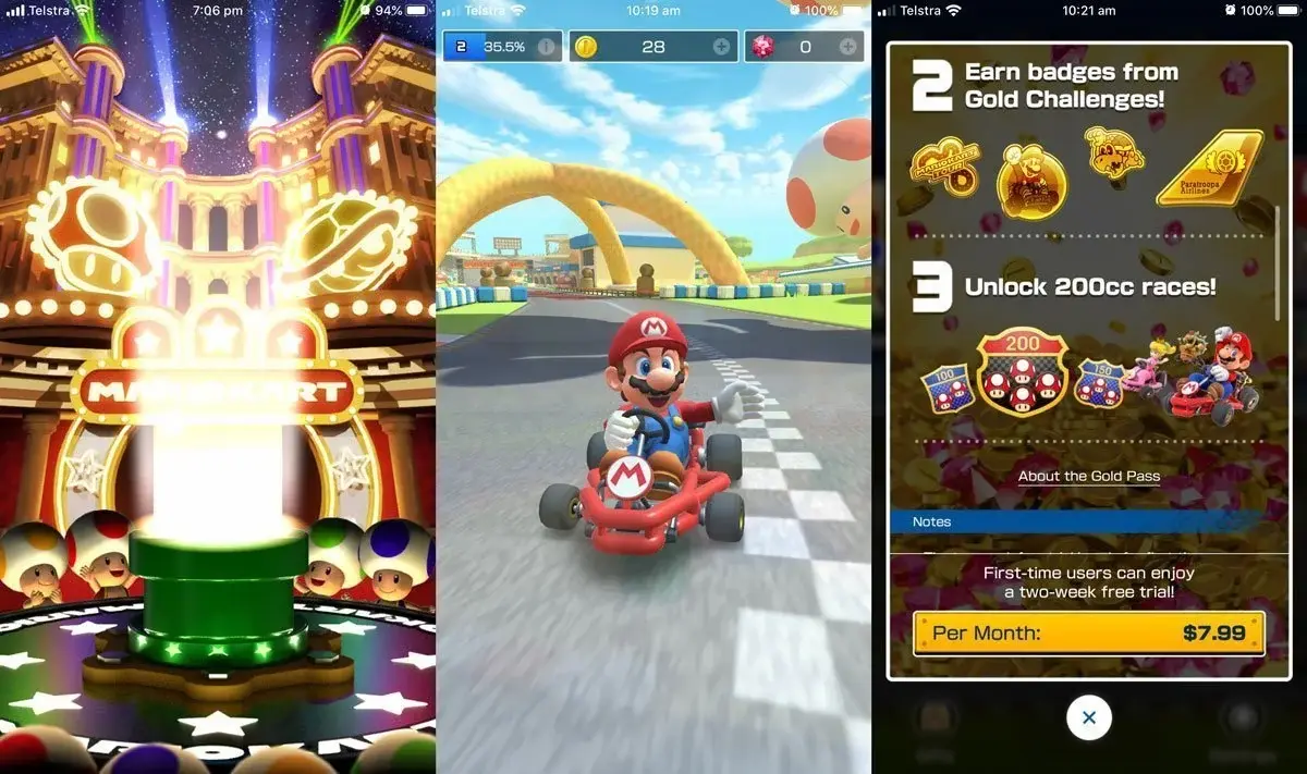 mario kart tour