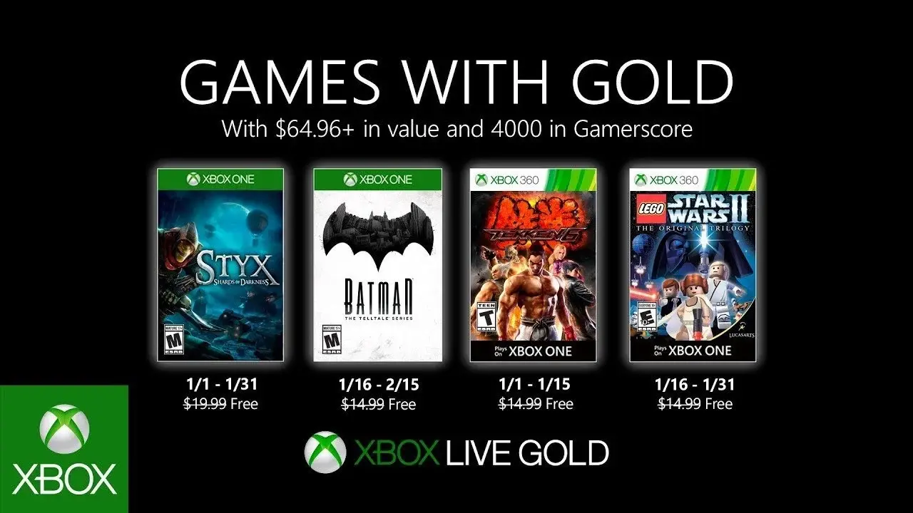 games with gold january 2020
