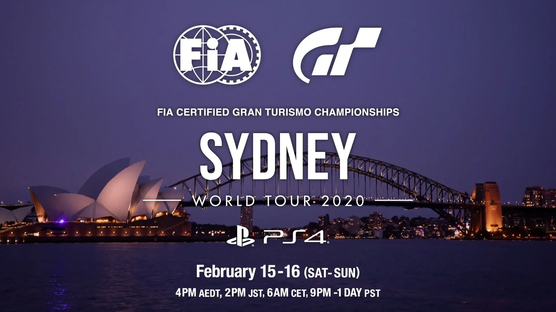 gran turismo world tour sydney