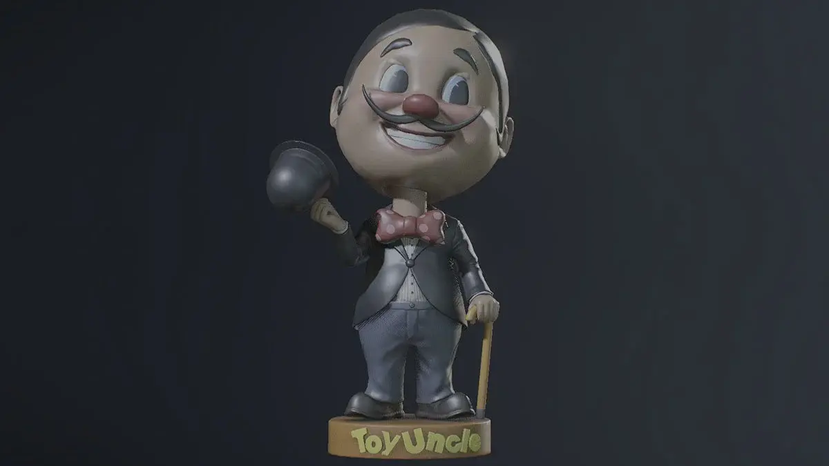 resident evil 3 charlie statue bobbleheads toy uncle
