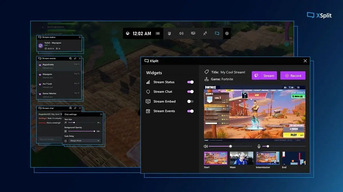xbox game bar widgets