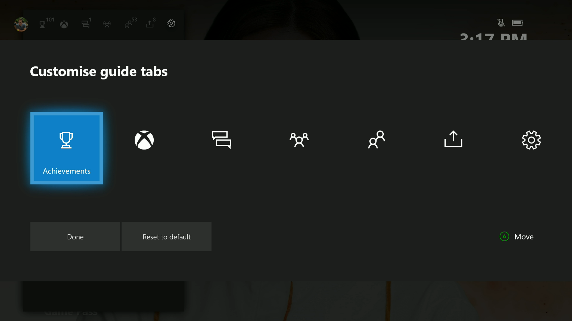How to rearrange the order of Xbox One Guide tabs | Stevivor