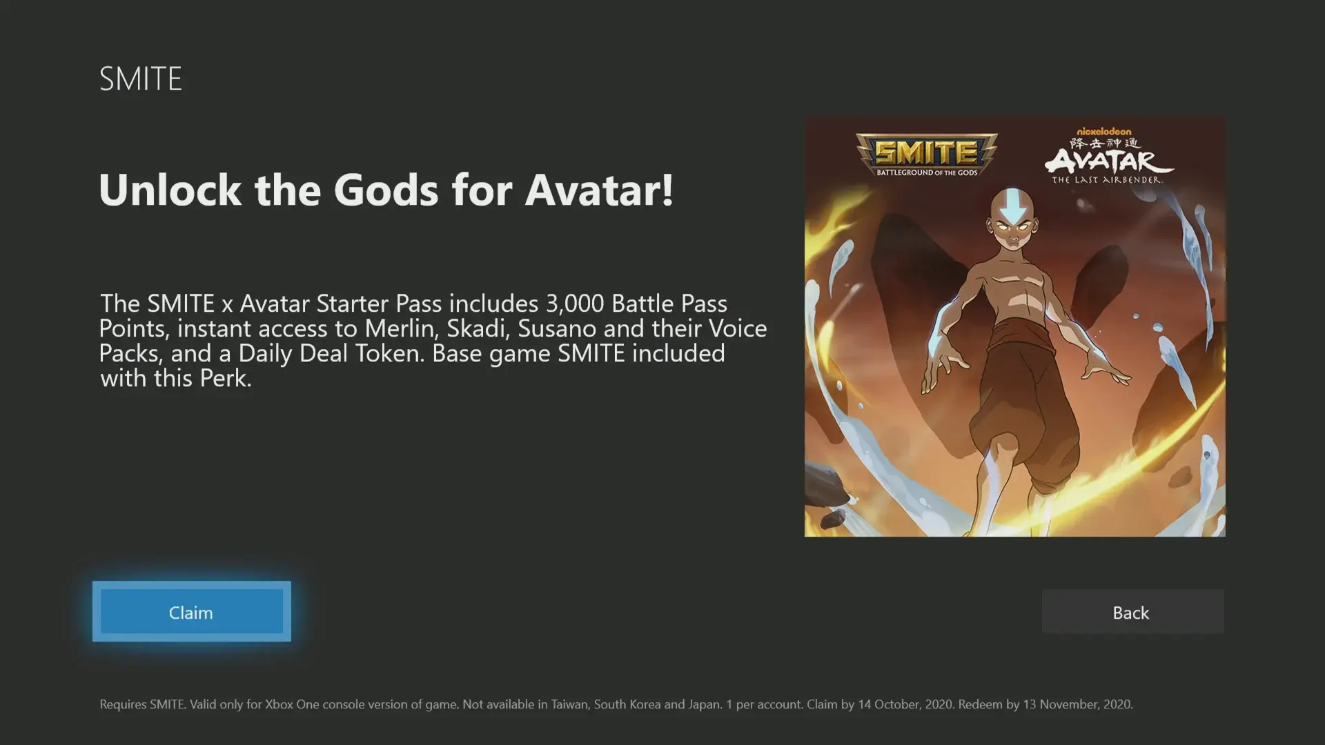 Avatar skins SMITE