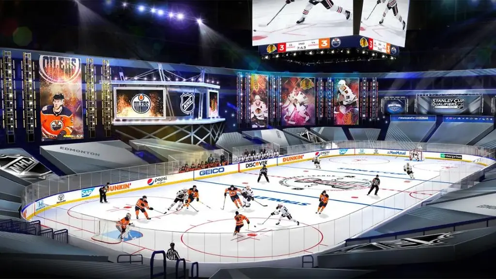 NHL hub cities