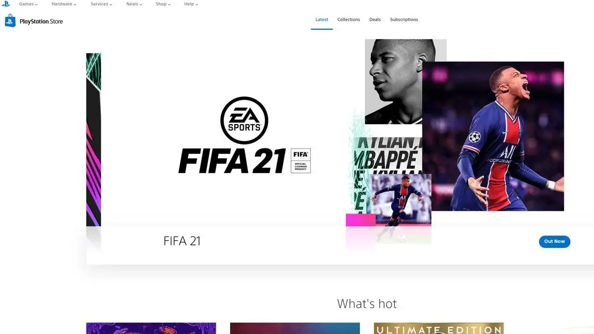 new playstation store