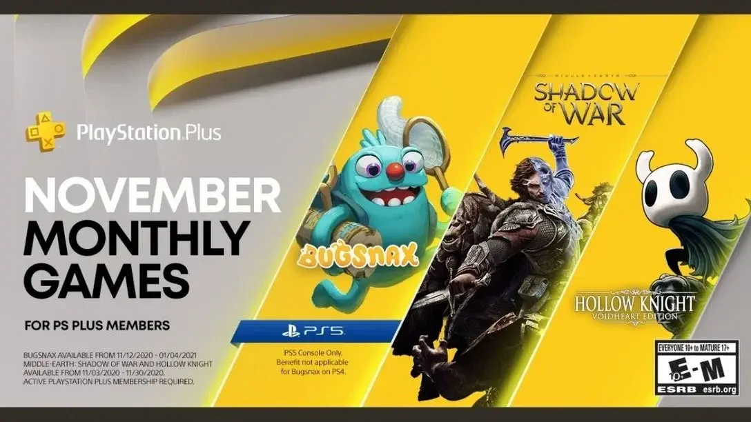 playstation plus november
