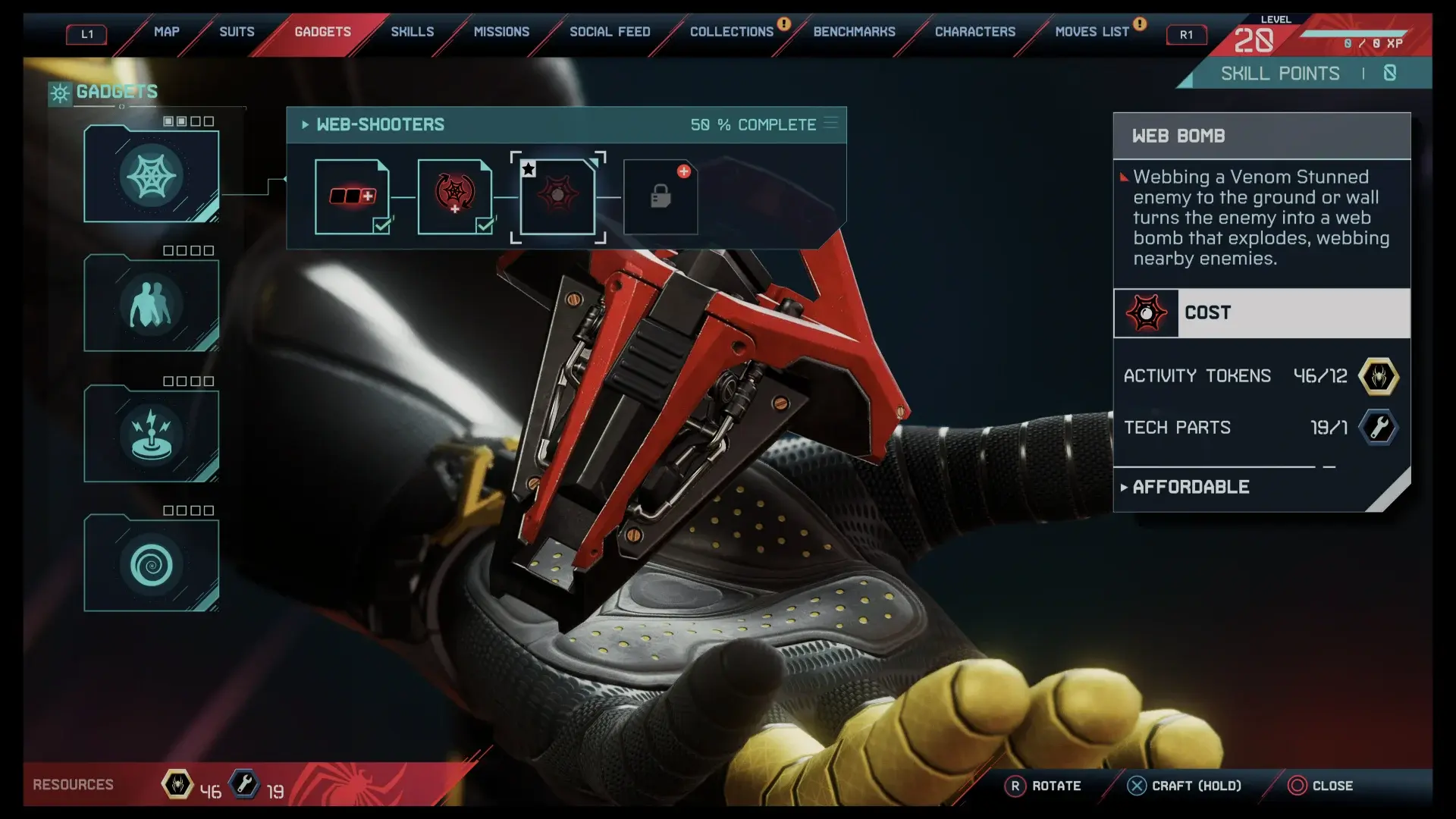 Spider Man Miles Morales Gadgets