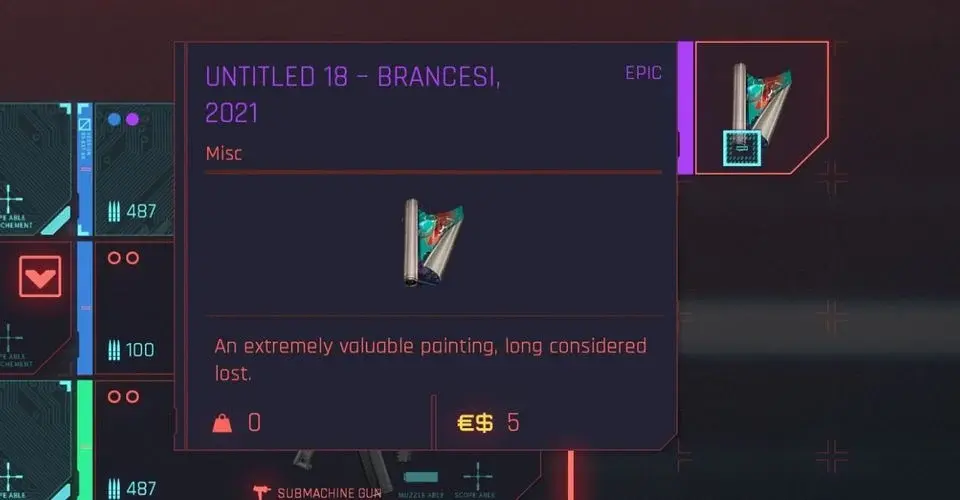 cyberpunk 2077 painting fast eddies