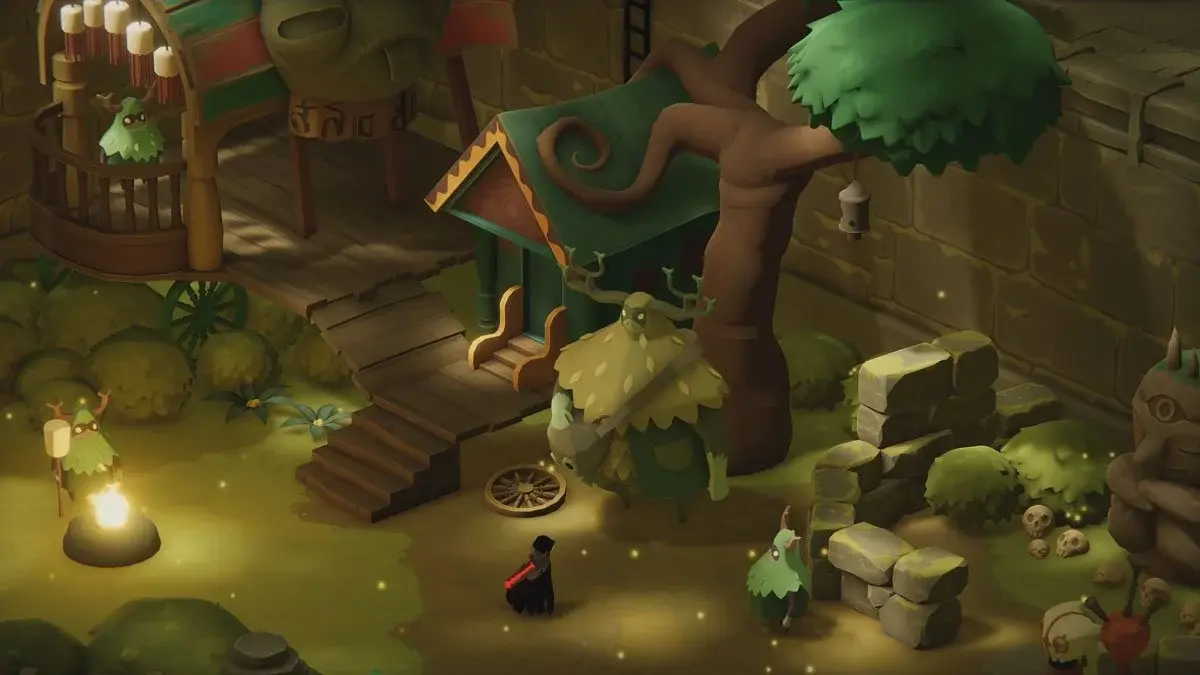 Deaths Door Screenshot Forest Settlement