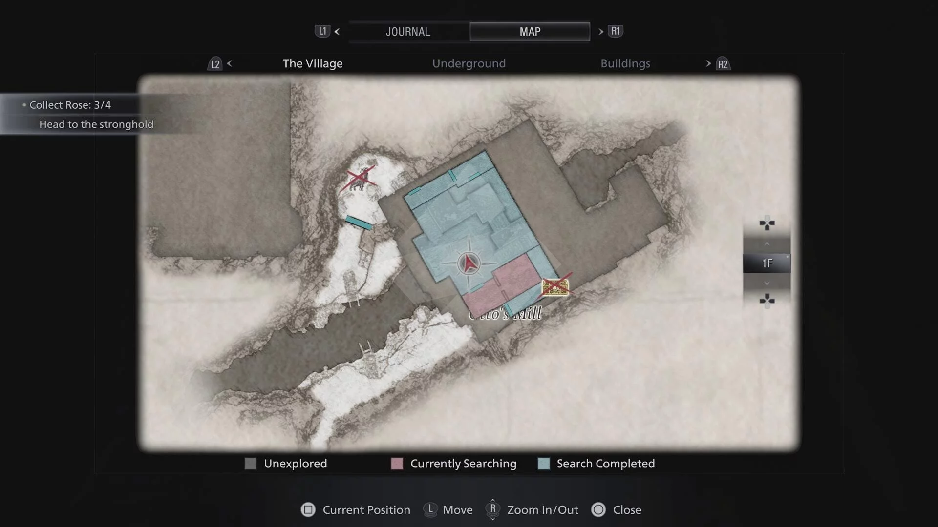 Goat 15 map - Underneath Otto's Mill