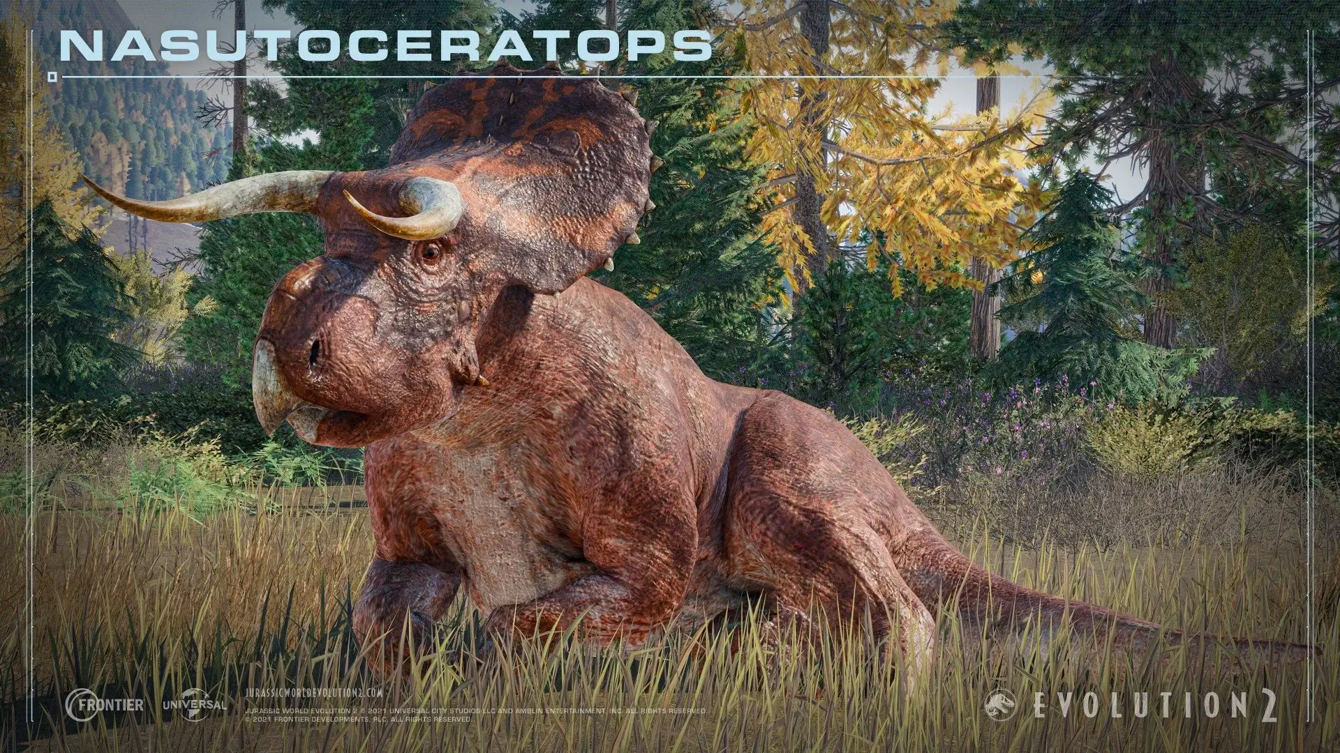 JWE2 Announce Screenshots Nasutoceratops WM 4K