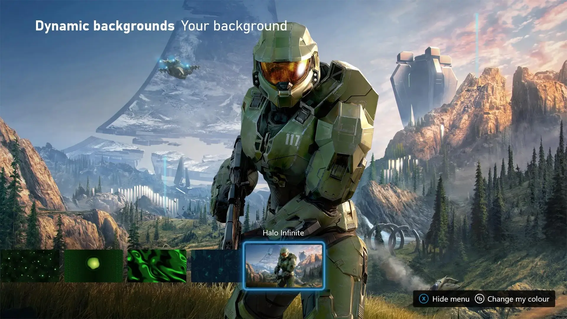 Halo infinite dynamic background