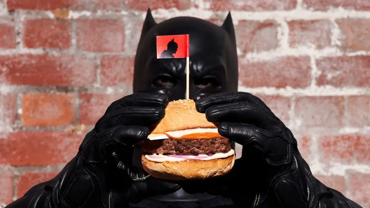 grilld batman burger