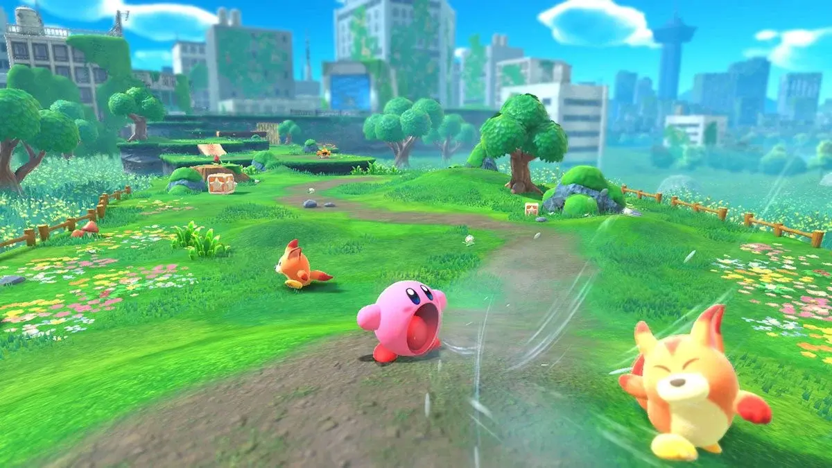 Kirby and the Forgotten Land 3DAction01