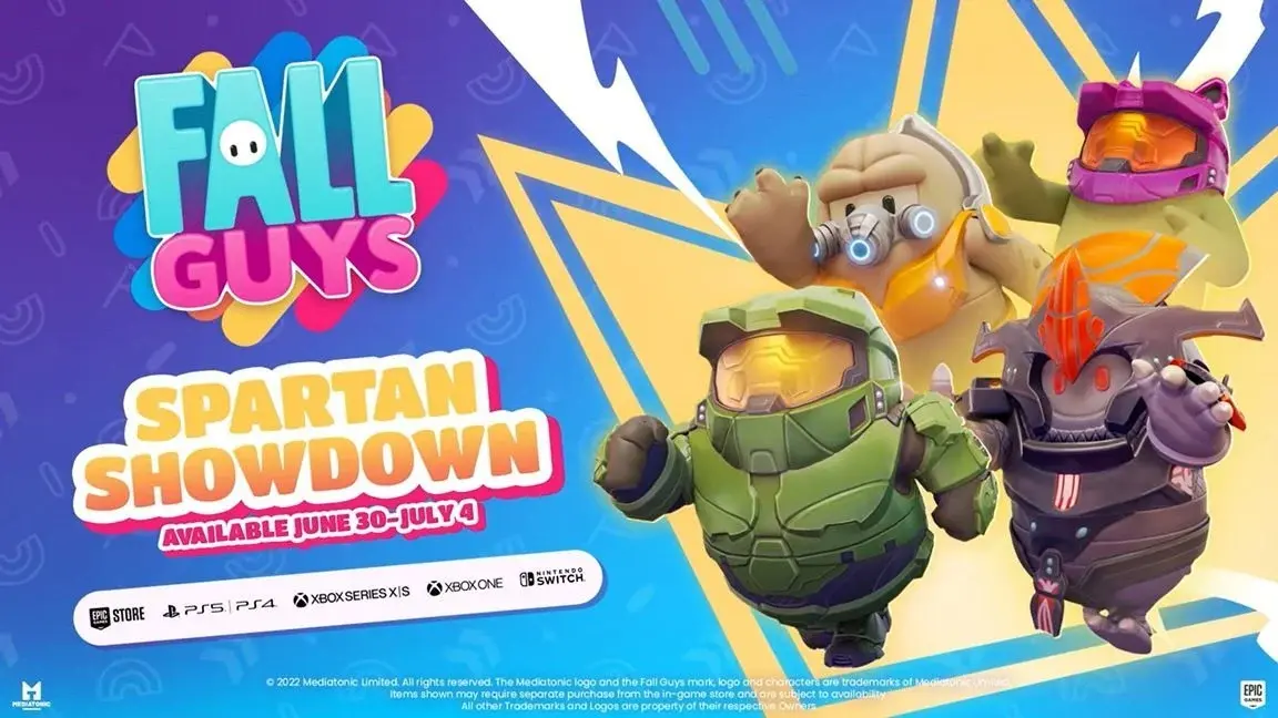 fall guys spartan showdown