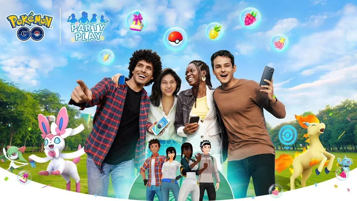 pokemon go party play