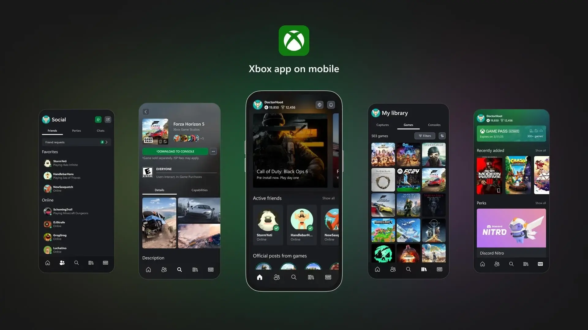 xbox app mobile