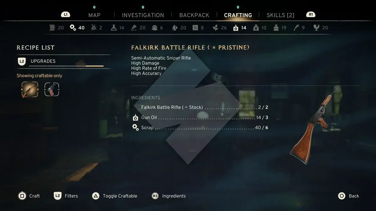 Gunsmith upgrade