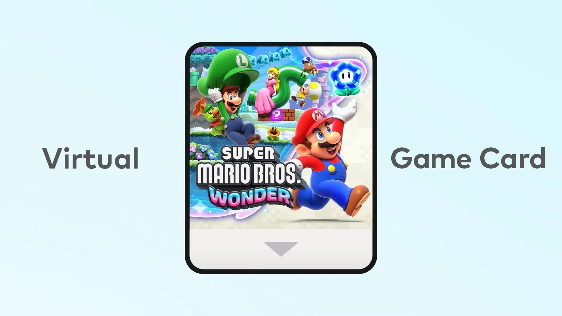 Switch digital game sharing virtual game card