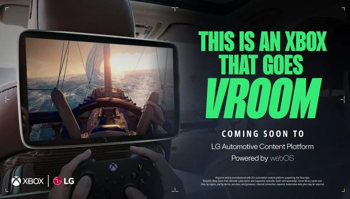 Xbox-LG-xCloud-cars