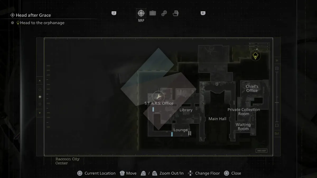 Leon -58-Raccoon City - Library Card - Wesker's Office (play around with phto behind it) (2)