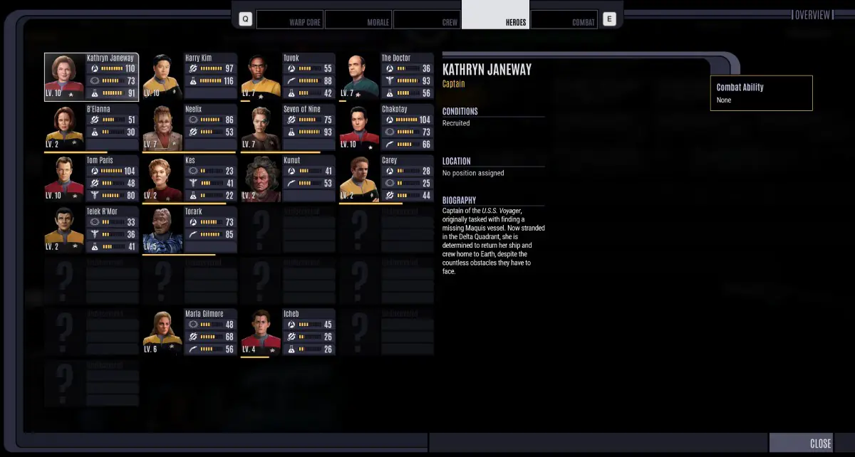 Voyager Across the Universe heroes tab Voyager Across the Universe heroes tab